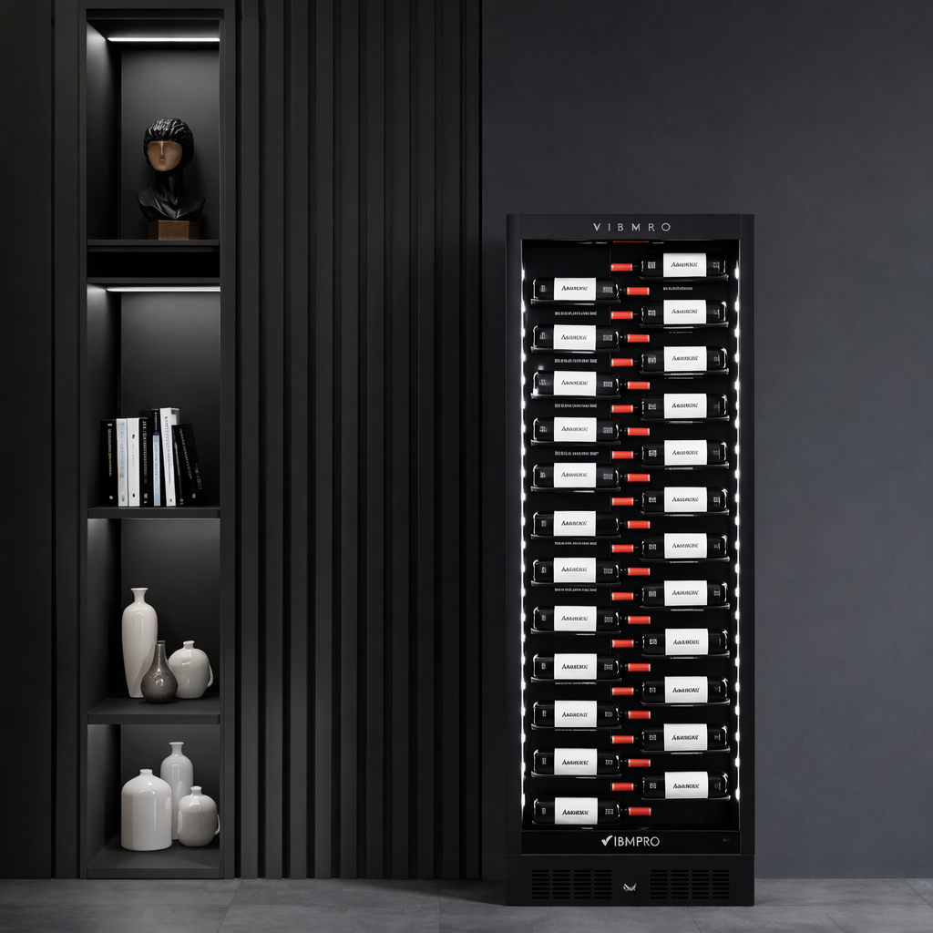 NoirSommelier Vertice 120-Bottle Wine Tower