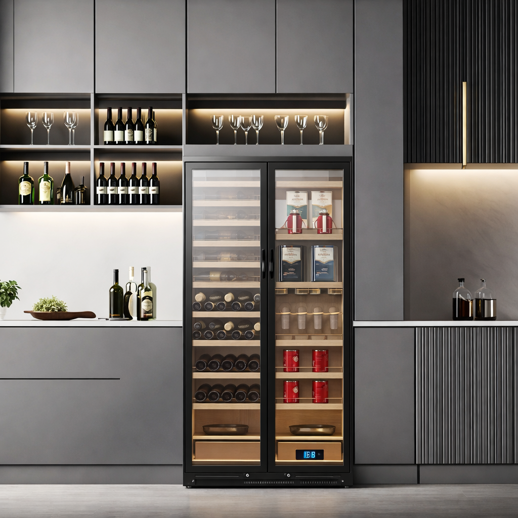 Aurelius Cellaria Prestige 300-Bottle Wine Armoire