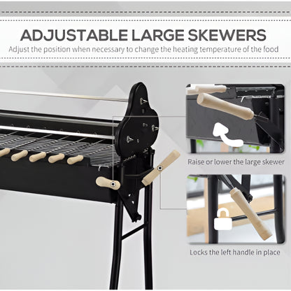 Ashwood Rotisserie Charcoal Grill Cart