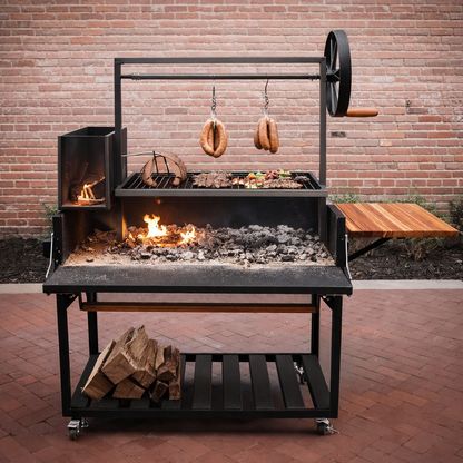 BlackForge Asado Open-Fire Grill Station